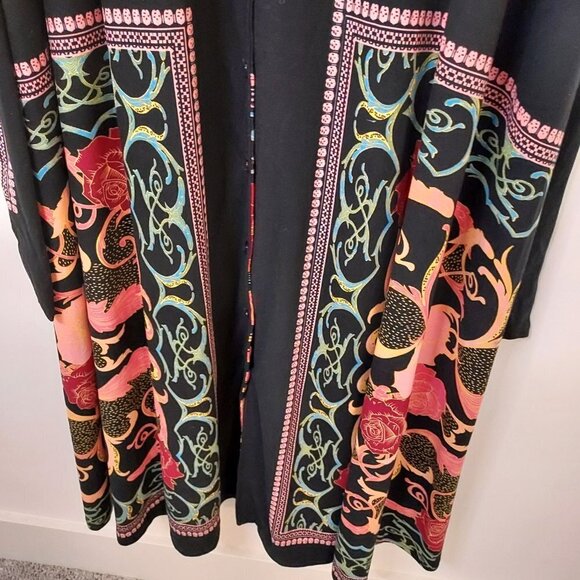 Reborn Plus Size 2X Boho Button Down Maxi Dress - Picture 8 of 11